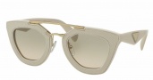 Prada PR 14SS Sunglasses Sunglasses - UFP3H2 Ivory / Light Brown Gradient