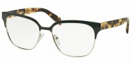 Prada PR 54SV Eyeglasses Eyeglasses - UEZ1O1 Green / Silver