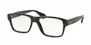Prada PR 17SV Eyeglasses Eyeglasses - UEM1O1 Spotted Brown Green