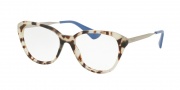 Prada PR 28SV Eyeglasses Eyeglasses - UAO1O1 Spotted Opal Brown