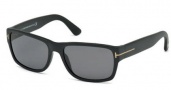 Tom Ford FT0445 Sunglasses Sunglasses - 02D - matte black / smoke polarized