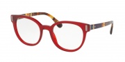 Prada PR06TV Eyeglasses Eyeglasses - ACB1O1 Transparent Red