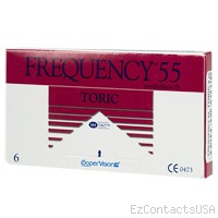 Frequency 55 Toric XR Contact Lenses - Frequency