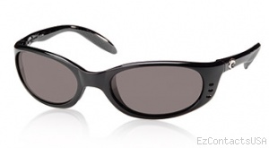 Costa Del Mar Stringer Sunglasses Shiny Black Frame - Costa Del Mar