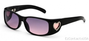 Black Flys Flylicious Heart Sunglasses - Black Flys