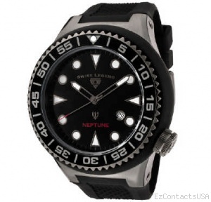Swiss Legend Neptune Diver Gunmetal IP Watch 21818 - Swiss Legend