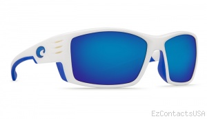 Costa Del Mar Cortez White Sunglasses - Costa Del Mar