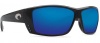 Costa Del Mar Cat Cay Sunglasses - Shiny Black Frame